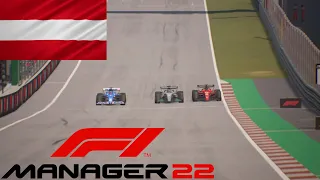 Close Pack Racing, Turn Seven Causes Issues: F1 Manager 22 Career Mode #58 (Austrian Grand Prix)