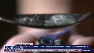 Seattle City Council committee considering public drug use ordinance