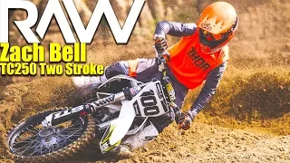 Zach Bell Husqvarna TC250 2 Stroke Project RAW with Motocross Action Magazine