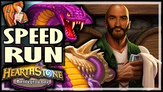 SPEEDRUN TO TAVERN 6! - Hearthstone Battlegrounds