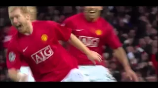 Scholes (goal) vs FC Barcelona