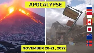 Daily CLIMATE Change News : november 20-21, 2022 Earthquake, fireball, meteor, Volcano, waterspout