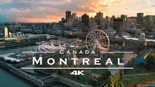 Montreal, Canada 🇨🇦 - by drone [4K]