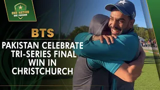 BTS - Pakistan Celebrate Tri-Series Final Win In Christchurch | PCB | MA2T