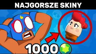 NAJGORSZE SKINY W BRAWL STARS || Zero Two Bs