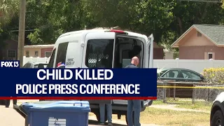 Child killed press conference