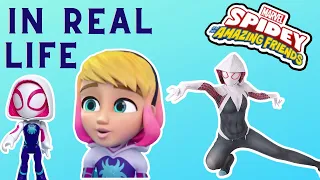 😮 Wow! Spidey and His Amazing Friends in Real Life | Comparing Spidey Toys to show to Real Life!