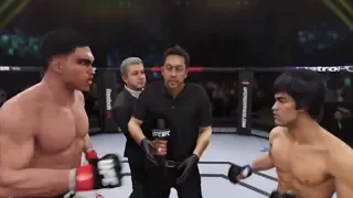 Muhammad Ali vs. Bruce Lee (EA Sports UFC 3) - CPU vs. CPU - Crazy UFC 👊🤪