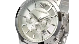 EMPORIO ARMANI WATCH AR2458 WATCH SPORTIVO SILVER REVIEW MENS AR2458 エンポリオ・アルマーニ 腕時計 シルバー レビュー メンズ