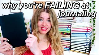 tips for staying CONSISTENT with journaling (why you keep failing at journaling)
