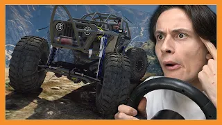 Off-Road საჭით ! ეს მანქანა კლდეებზე დადის