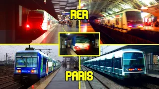 Paris RER : Lines A - B - C - D - E ( RATP - SNCF ) ACC84