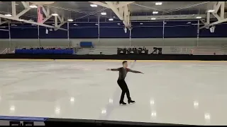 Dave Lease 2022 Adult Nationals - Championship Silver Men FS (6th place)