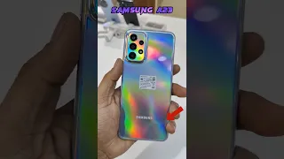 Samsung galaxy A23 colour changing phone #iphone #oppo #shorts  #samsung #cameratest