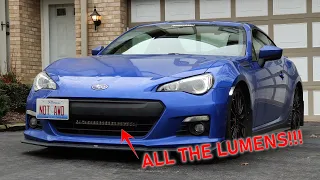 Rigid Industries SR-Series Light Bar on my Subaru BRZ