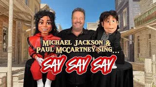 Michael Jackson & Paul McCartney puppets sing "Say Say Say "