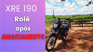 XRE 190 - Rolê após o amaciamento do motor #escapenocerrado #xre190 #offroad