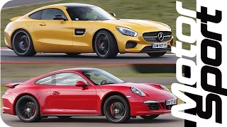 Lap Time battle : 911 C4 GTS VS AMG GT S (Motorsport)