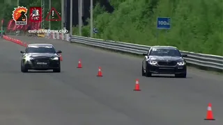 BMW M5 F90 STOK VS AUDI S6 STAGE 3 2018