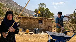 Replastering the Walls of Nomadic Farmhouse (Iran 2023)