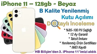 B Kalite Yenilenmiş iPhone 11 - 128gb İnceleme (HB Bilişim) - B Grade Refurbished iPhone 11 Review