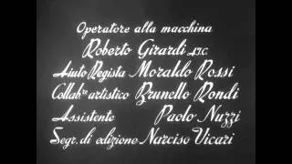 Fellini -  "La Strada" (1954) opening