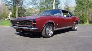 1967 Chevrolet Camaro RS SS 350 CI engine 4 Speed in Maroon & Ride - My Car Story with Lou Costabile