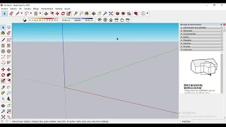 TUTORIAL Básico 📋 SKETCHUP 2020 en español - Video 1 Conceptos básicos y trazo ✏️ (Fácil y rápido)