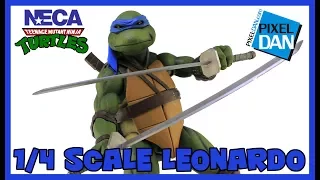 Leonardo NECA Toys Teenage Mutant Ninja Turtles Movie 1/4 Scale Figure Video Review