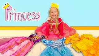 Vika как принцесса или пижамная вечеринка! | vika nika tory (0+)