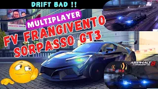 Asphalt 8 FV Frangivento Sorpasso gt3 Multiplayer Test