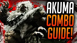 STREET FIGHTER 6 AKUMA COMBOS! Complete Combo Guide