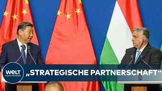 Xi Jinping bei Orban: "Strategische Partnerschaft" - China und Ungarn planen engere Zusammenarbeit