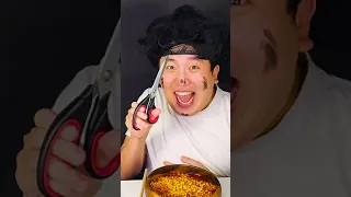 Spicy Food Challenge Whole Braised Pork Belly Mukbang | TikTok Funny Videos | HUBA #shorts