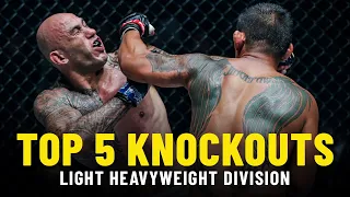 ONE Championship's Top 5 Light Heavyweight Knockouts