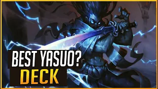 THIS DECK GOT ME TO MASTER RANK! YASUO BEST META DECK? - Legends of Runeterra 3.17