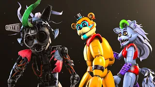 FNAF GLAMROCKS MEET THEIR RUIN ANIMATRONICS | FNAF Ruin Animation