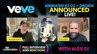 Animated Veve R2D2 Announced Live! Reaction and Alex G Full Interview!