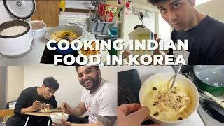 Cooking Indian Food In Korea | Khatti Khatti Kadi Special With  @Saurav Tanwar   | Indians In Korea