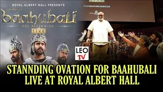 Standing Ovation For Baahubali Live Concert At Royal Albert Hall | LeoTV