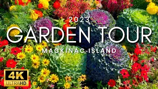 World Famous Island Of Gardens | Mackinac Island Summer Garden Tour 2023