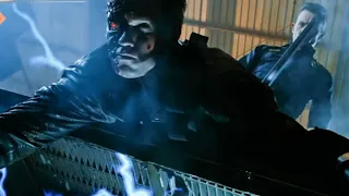 Terminator 2 _ Judgment Day -  T-800 vs T-1000 Scene 4k.