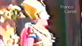 Franco Corelli's High B flat diminuendo Live (Rare Video!!)
