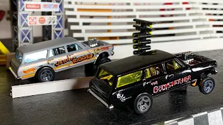 Custom Hot Wheels 64 nova wagon gasser “Bodysnatcher”