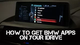 How to Code and Retrofit BMW Apps to your iDrive system