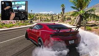 CAN YOU DRIFT Chevrolet Camaro ZL1 1LE ? - Forza Horizon 5 | Steering Wheel and Shifter