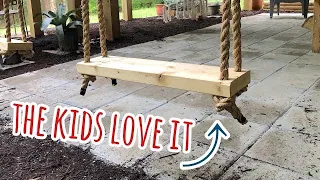 DIY Rope Swings / Patio Swings