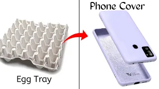 How to Make Phone Cover at home with Egg Tray