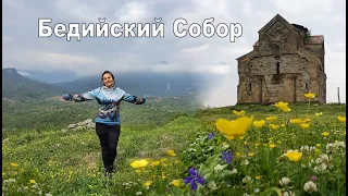 Бедийский собор, Абхазия, природа апрель
