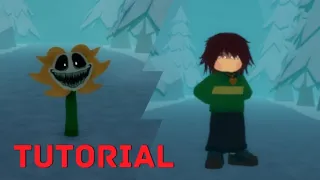 How to beat Flowey and chara in eternal star (Roblox Eternal star guide video)